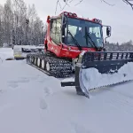 Ратрак. Подготовка лыжной трассы в Демино (декабрь 2024)